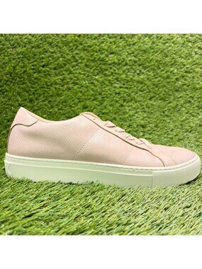 Greats The Royale Perforated Womens Size 9 Pink Athletic Leather Shoes Sneakers